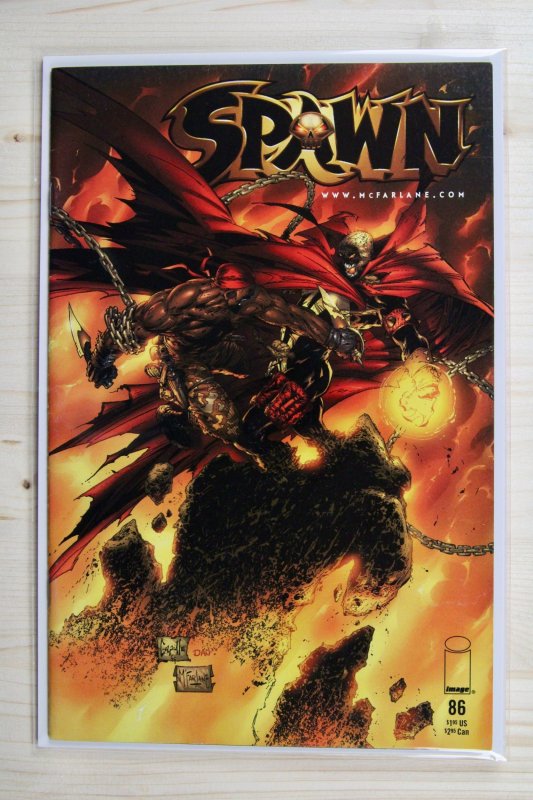 Spawn #86 (Image Comics, 1999), raw comic book in NM 9.4 condition — front cover