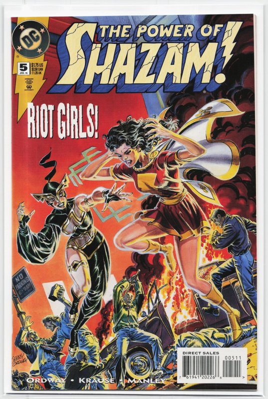 The Power of Shazam! #5 (DC Comics, 1995), raw, ungraded comic book — front cover