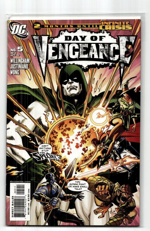 Day of Vengeance #5 (DC Comics, 2005), raw, ungraded comic book — front cover