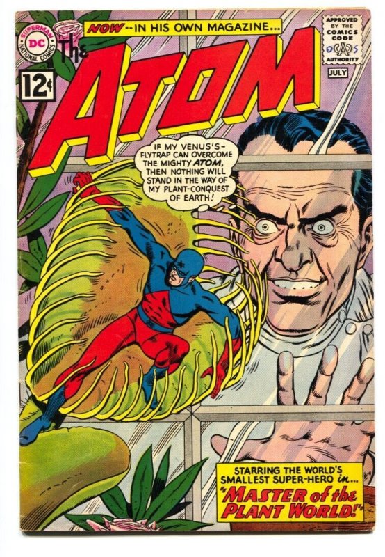 Atom #1 (DC Comics, 1962), raw, ungraded comic book — front cover