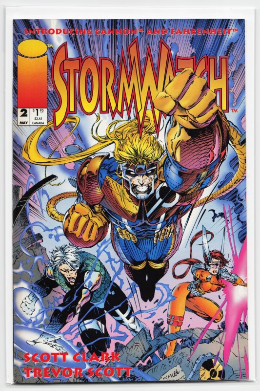 Stormwatch #2 (Image Comics, 1993), raw, ungraded comic book — front cover