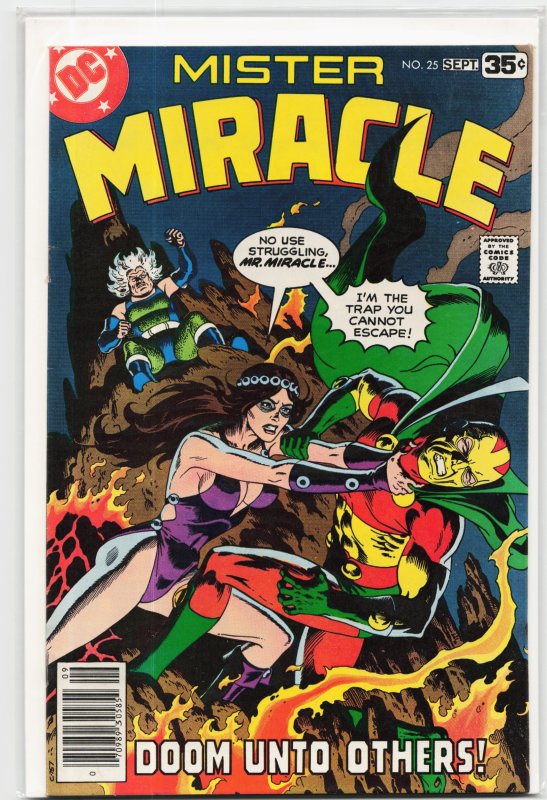 Mister Miracle #25 (DC Comics, 1978), raw, ungraded comic book — front cover