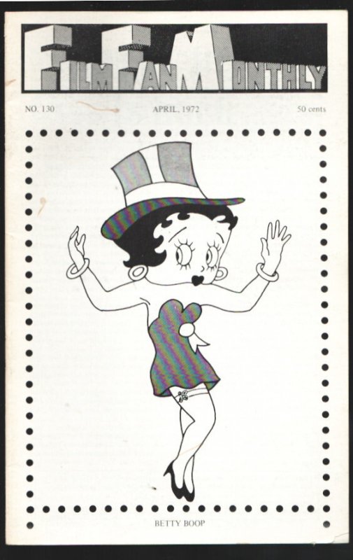 Film Fan Monthly #130, raw comic book in FN condition — front cover