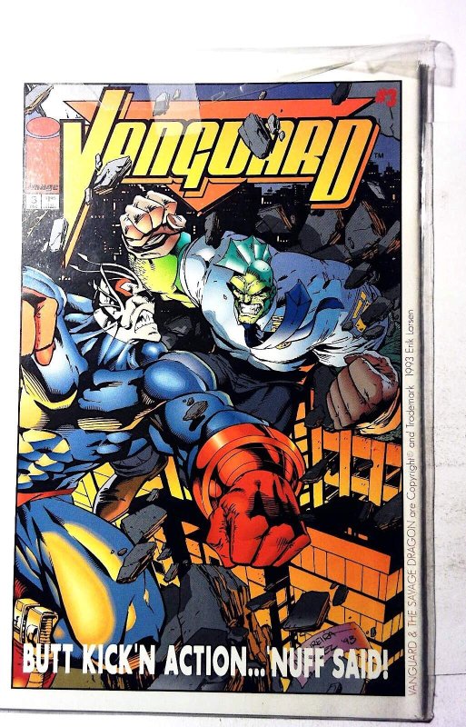 Vanguard #3 (Image Comics, 1993), raw, ungraded comic book — front cover