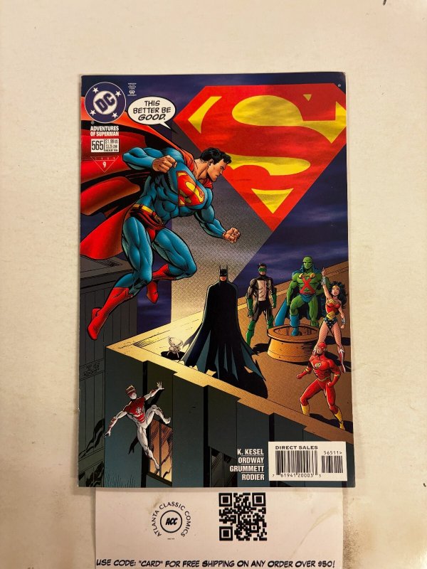 The Adventures of Superman #539 (DC Comics, 1996), raw comic book in NM condition — front cover