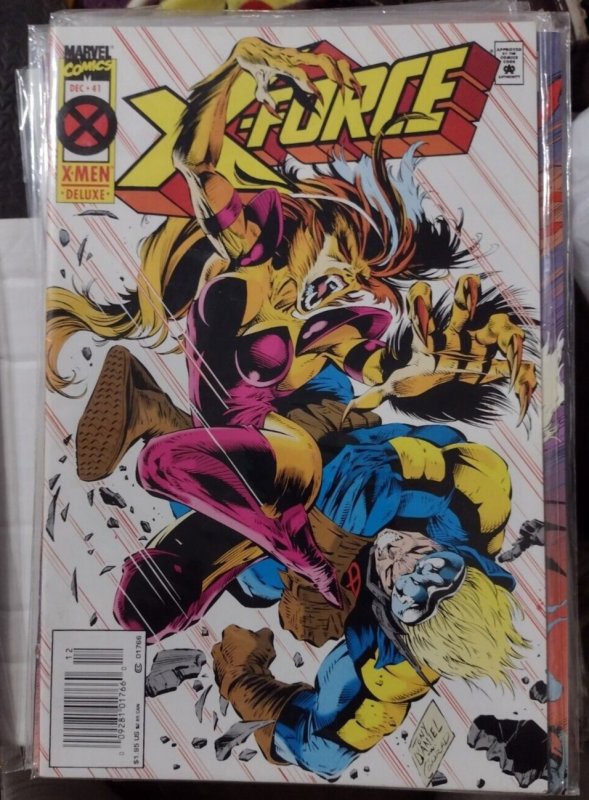 X-Force #41 (Marvel Comics, 1994), raw, ungraded comic book — front cover