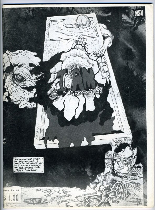 I AM - Comix - 9.0, WP - 1st Printing - 500 Copies - Scarce - Blood Print, raw comic book in 9.0 condition — front cover