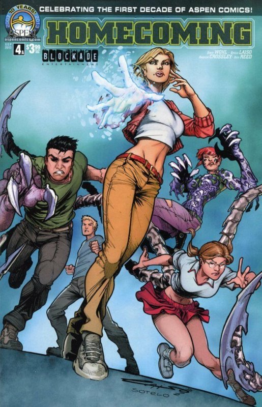 Homecoming #4 (2013), raw, ungraded comic book — front cover