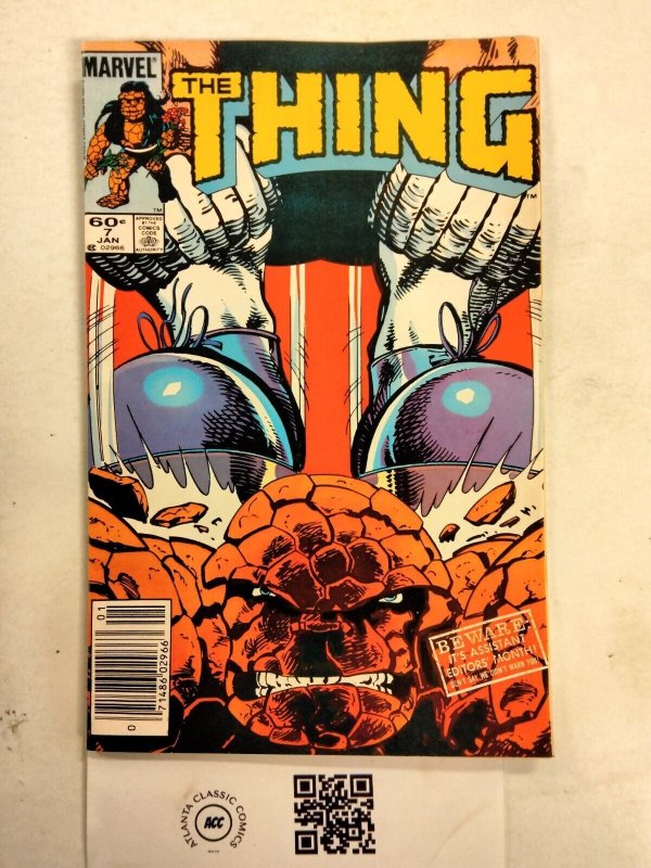 The Thing #7 (Marvel Comics), raw comic book in NM condition — front cover