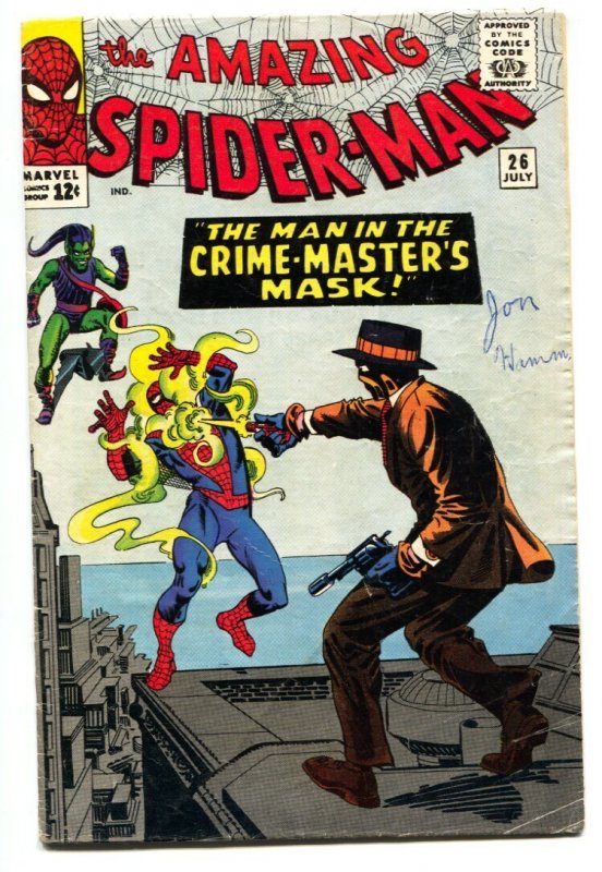 Amazing Spider-Man #26 - 1965 - Marvel - VG - Comic Book (Marvel Comics, 1965), raw comic book in VG condition — front cover