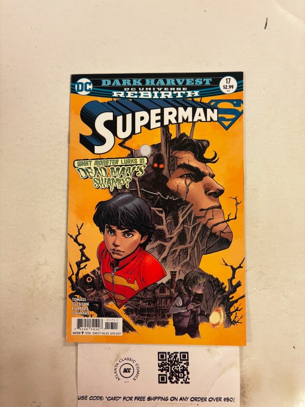 Superman #17 (DC Comics), raw comic book in NM condition — front cover