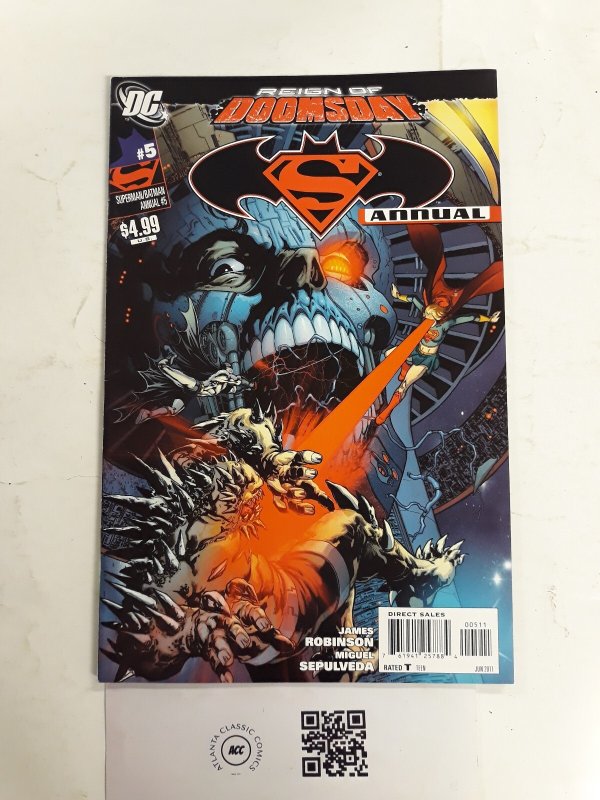Batman Superman Annual #5 (DC Comics), raw comic book in NM condition — front cover
