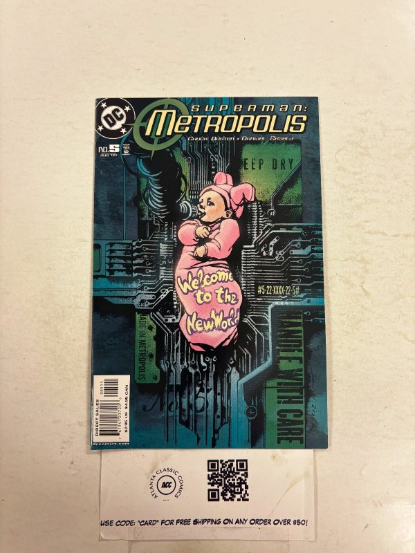 Superman: Metropolis #5 (DC Comics), raw comic book in NM condition — front cover