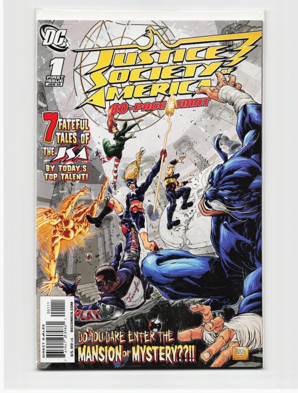Justice Society of America Special #80 (DC Comics, 2010), raw, ungraded comic book — front cover
