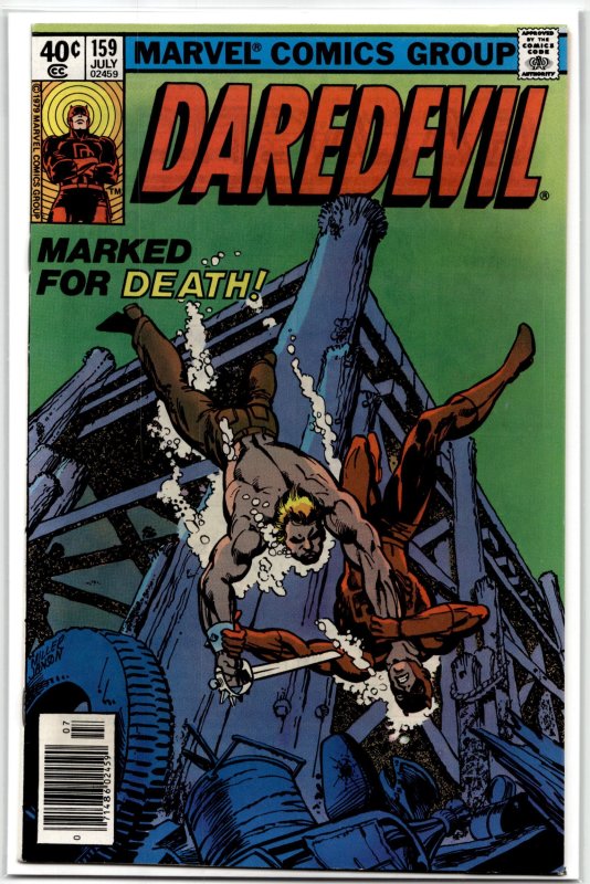 Daredevil #159 (Marvel Comics, 1979), raw, ungraded comic book — front cover