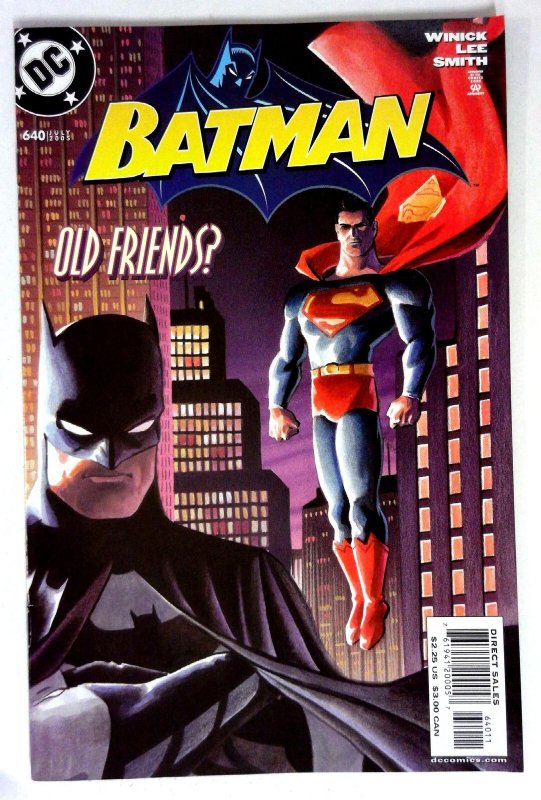 Batman #640 (DC Comics, 2005), raw comic book in VF/NM condition — front cover