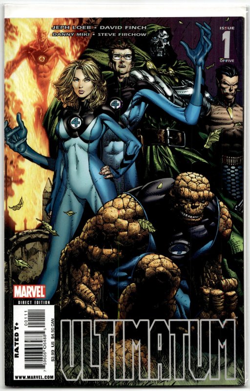 Ultimatum #1 (2009), raw, ungraded comic book — front cover
