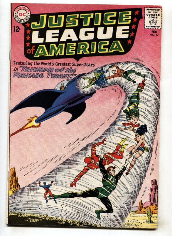 Justice League OF America #17-1963-Dc-Superman-Batman-Wonder WOMAN-fn/vf (DC Comics), raw, ungraded comic book — front cover
