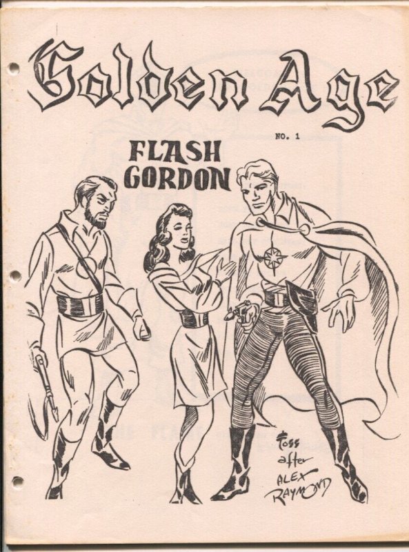 Golden Age #1 (1965), raw, ungraded comic book — front cover