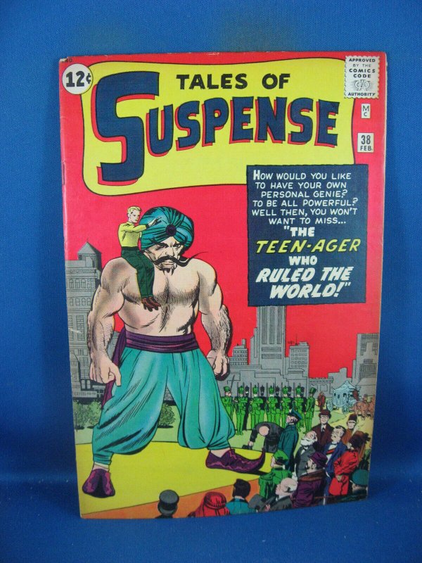 Tales of Suspense #38 (Marvel Comics, 1962), raw comic book in VF condition — front cover
