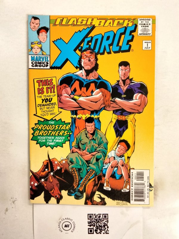 X-Force Flashback #1 (Marvel Comics), raw comic book in NM condition — front cover