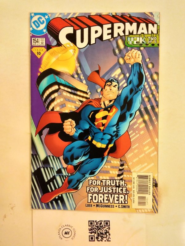 Superman #154 (DC Comics), raw comic book in NM condition — front cover