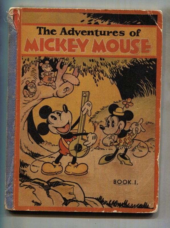 Adventures of Mickey Mouse #19-1931-1st Walt Disney Book-Platinum age Comic, raw, ungraded comic book — front cover