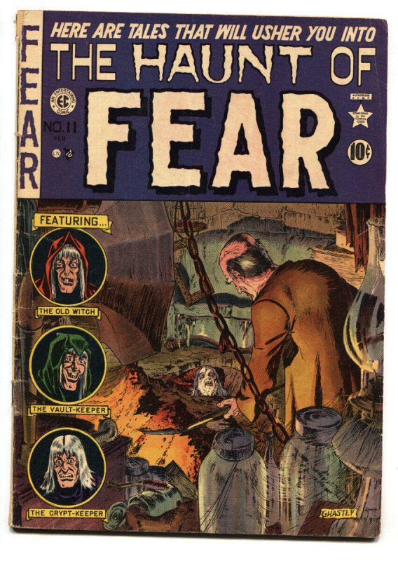 Haunt of Fear #11 (EC Comics, 1952), raw, ungraded comic book — front cover