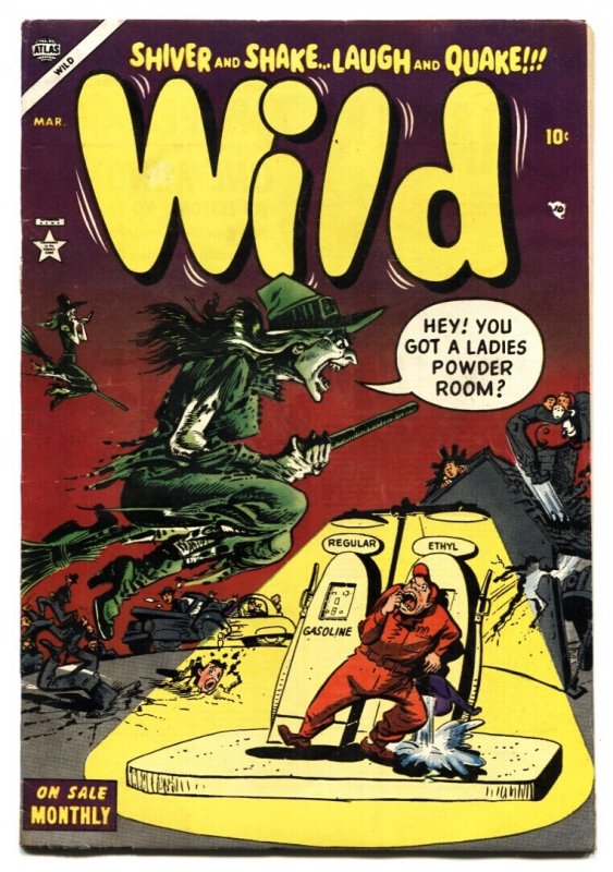Wild #2 (1954), raw, ungraded comic book — front cover