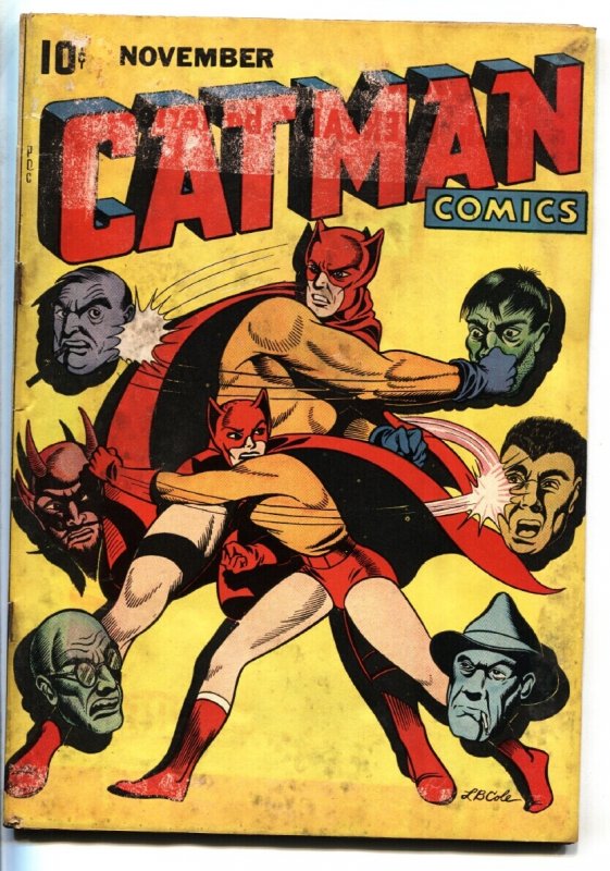 Catman Vol.3 #2 (1944), raw, ungraded comic book — front cover