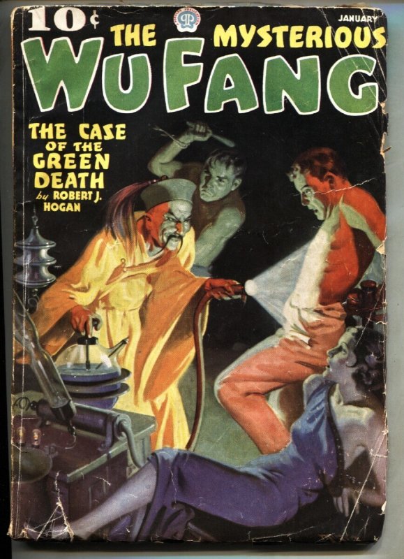 Mysterious Wu Fang Jan 1936-Weird Menace Pulp Magazine-Rare (1936), raw, ungraded comic book — front cover