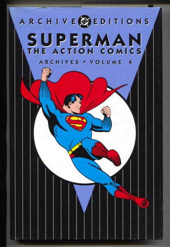 Superman the Action Comics-Vol 4-Golden Age Color Reprints-Hardcover, raw, ungraded comic book — front cover