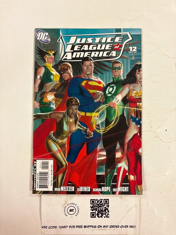 Justice League of America #12 (DC Comics), raw comic book in NM condition — front cover