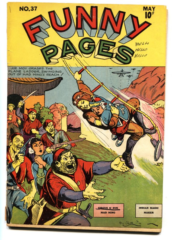 Funny Pages #37 (Centaur Publications, 1940), raw, ungraded comic book — front cover