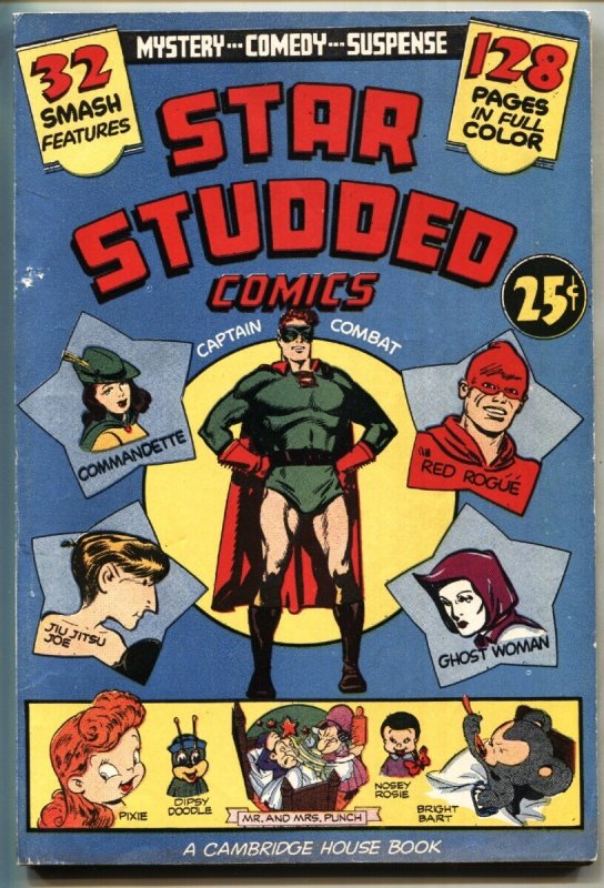 Star Studded Comics 1945- Major Domo- Ghost Woman-1st Captain Combat-rare Giant (1945), raw, ungraded comic book — front cover