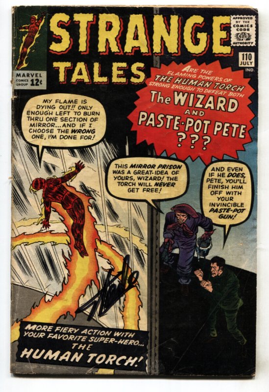 Strange Tales #110 (Marvel Comics, 1963), raw, ungraded comic book — front cover