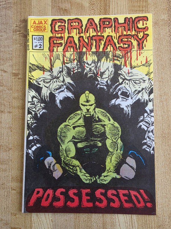Graphic Fantasy #2 (1982), raw, ungraded comic book — front cover