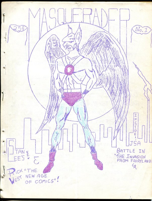 Masquerader #1 (1962), raw, ungraded comic book — front cover