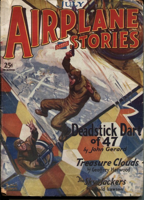 Airplane Stories #5, raw, ungraded comic book — front cover