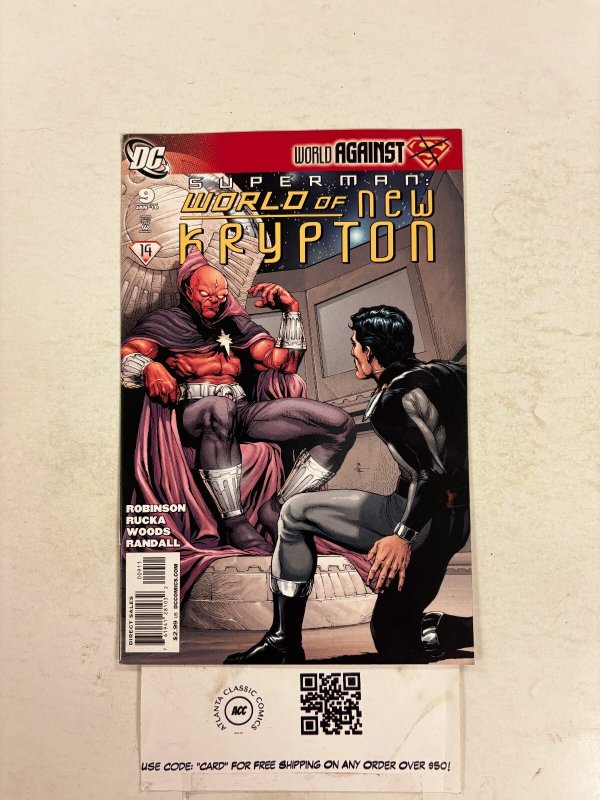Superman #9 (DC Comics), raw comic book in NM condition — front cover