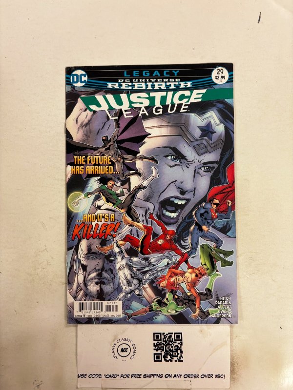Justice League #29 (DC Comics, 2019), raw comic book in NM condition — front cover
