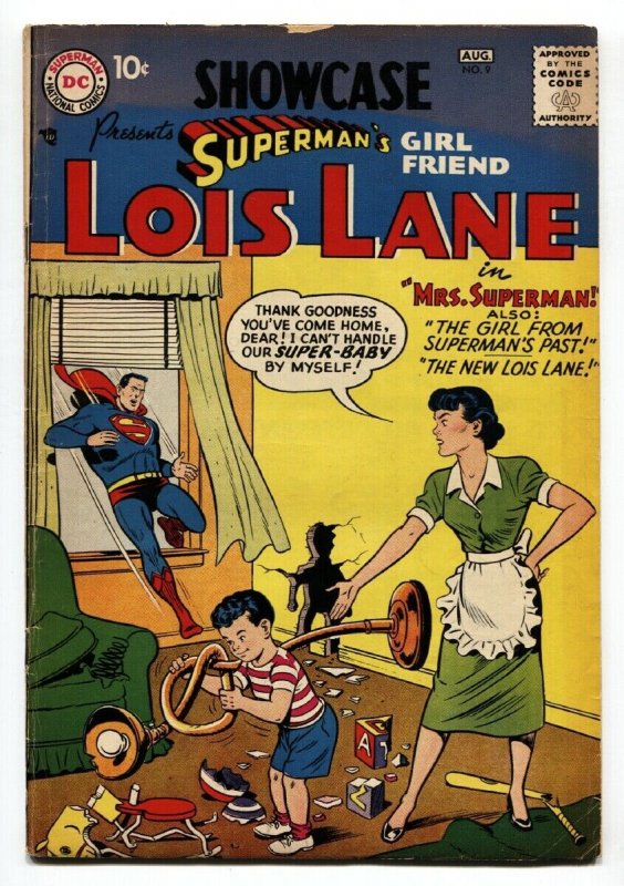 Showcase Comics #9 (DC Comics, 1957), raw, ungraded comic book — front cover